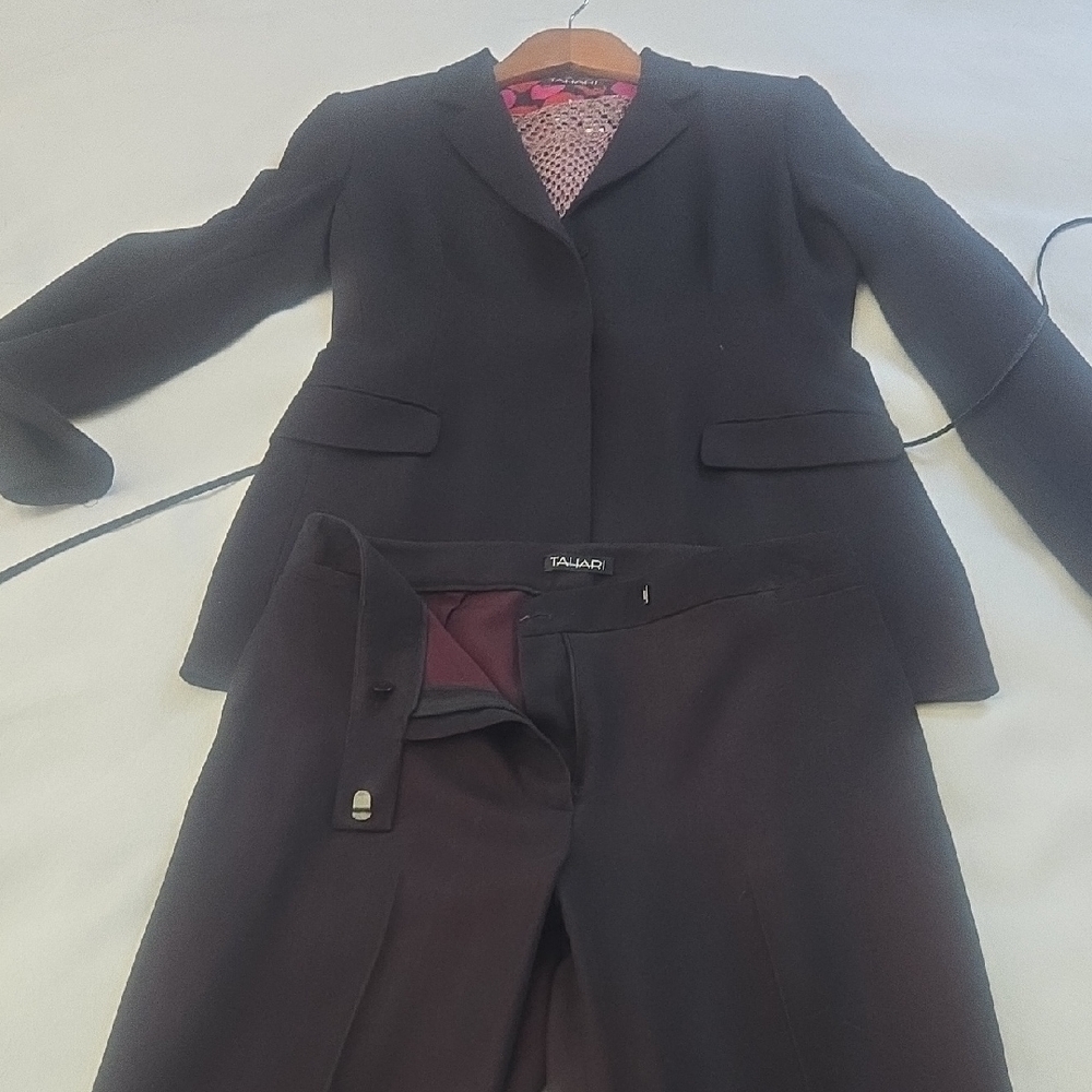 Women's Black Blazer and Pants Set